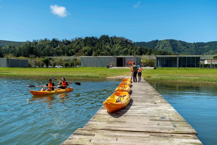 Picture 1 for Activity From Ponta Delgada: Sete Cidades Jeep, Bike, & Kayak Ride