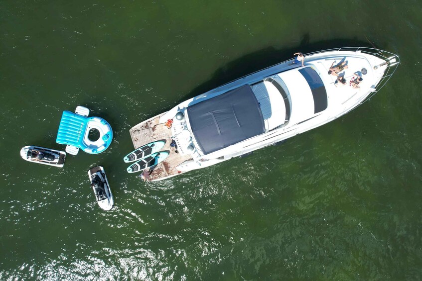 Miami Yacht Rental with Jetski, paddleboards, Inflatables