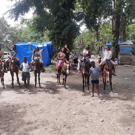 Picture 8 for Activity Horseback Ride, Blue Hole, Dunn's River and Tubing Tour