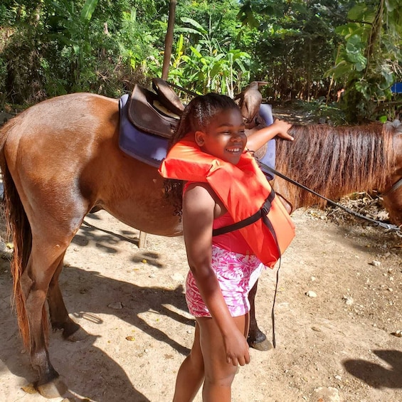 Picture 9 for Activity Horseback Ride, Blue Hole, Dunn's River and Tubing Tour