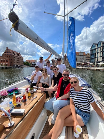 Picture 1 for Activity Gdańsk: Motlawa and Port yacht cruise with Prosecco