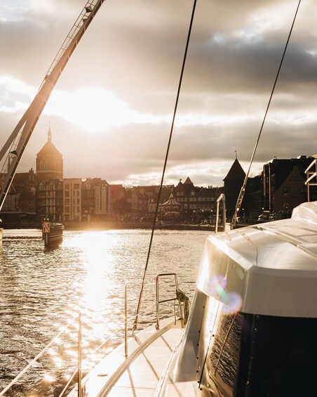 Picture 9 for Activity Gdańsk: Motlawa and Port yacht cruise with Welcome Drink