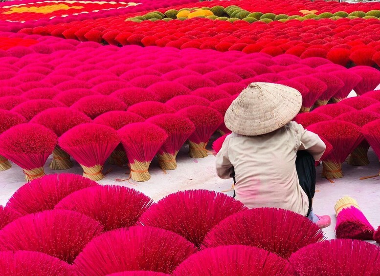 Picture 11 for Activity From Hanoi: Incense Village, Conical Hat and HaThai Art Tour