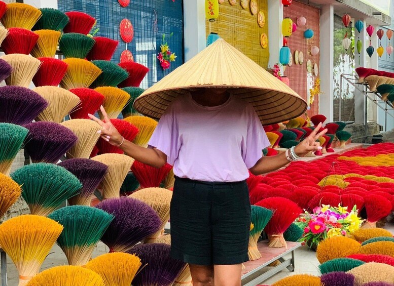 Picture 8 for Activity From Hanoi: Incense Village, Conical Hat and HaThai Art Tour