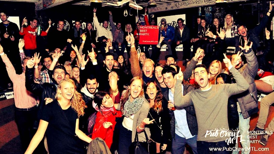 Montreal: Guided Bar Crawl with Free Shots and Club Entry