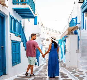 Mykonos: Servizio fotografico privato ad Alefkandra