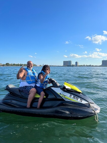 Picture 9 for Activity Miami: Miami Beach Jetski Ride with Boat and Drinks