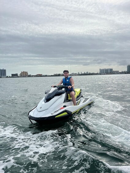 Picture 2 for Activity Miami: Miami Beach Jetski Ride with Boat and Drinks