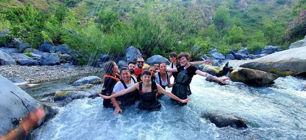 Picture 5 for Activity Alcantara Gorges: River Trekking & sicilian food experience
