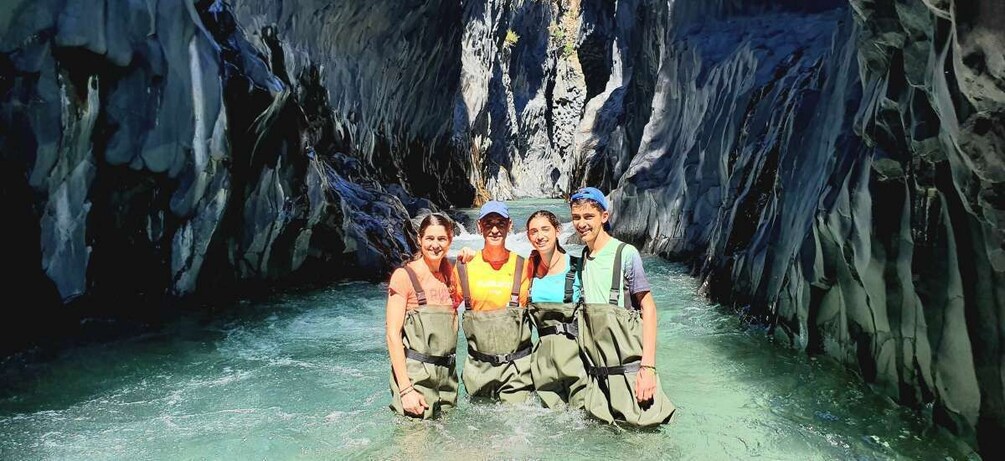 Picture 2 for Activity Alcantara Gorges: River Trekking & sicilian food experience