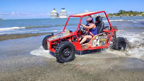 Cala Ámbar y Bahía Taína: Excursión en Buggy con Baño y Degustación