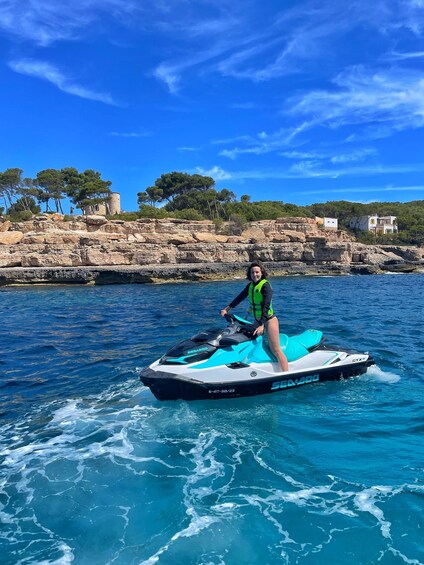 Picture 4 for Activity Mallorca: Cala Mondragó Natural Park Jetski Tour