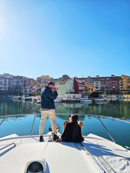 Picture 2 for Activity Valencia: Port Saplaya Boat Tour with Free Drink & Swimming