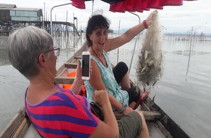 Hue Countryside Motorbike Tour with Fishing by Net & Trap