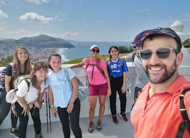 From San Sebastian: Guided Coastal Hike with Winery Tasting