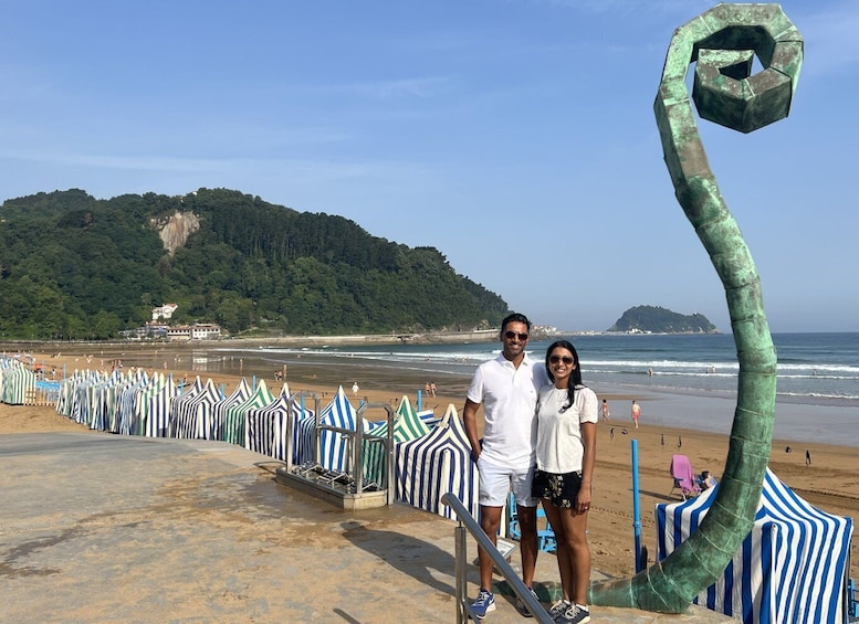 Picture 3 for Activity From San Sebastian: Guided Coastal Hike with Winery Visit
