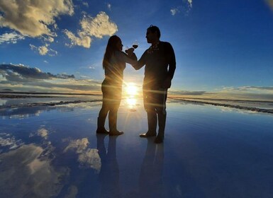 De Atacama : Visite Uyuni en bus (Aller-retour)