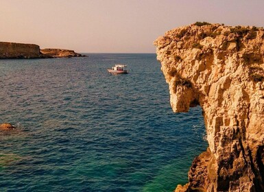 Isola di Ortigia: Tour in barca al tramonto con aperitivo