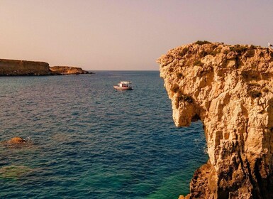 Île d'Ortigia : Bateau au coucher du soleil excursion avec apéritif