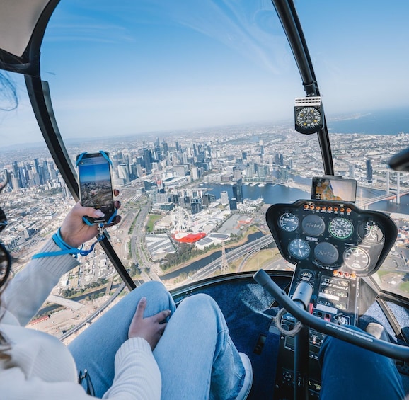 Picture 4 for Activity Melbourne: Private City Skyline and Bay Helicopter Ride