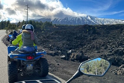 Depuis Motta Camastra : Etna et Gorges de l'Alcantara Quad excursion