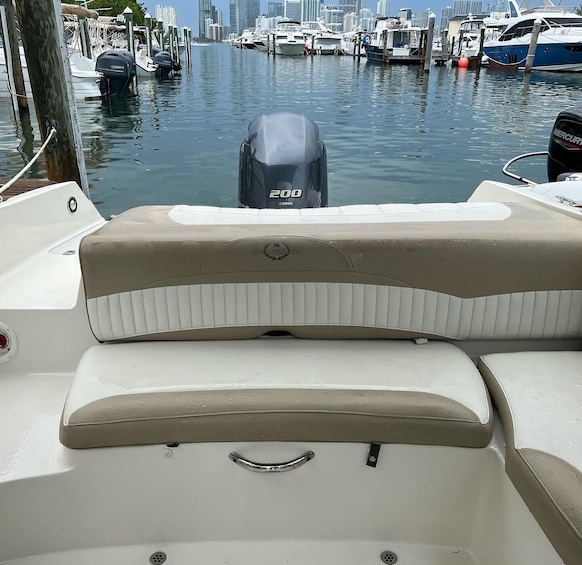 Picture 2 for Activity Miami: 24-Foot Private Boat for up to 8 People