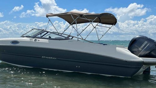 Miami: 24-Foot Private Boat for up to 8 People