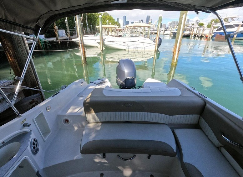 Picture 4 for Activity Miami: 24-Foot Private Boat for up to 8 People