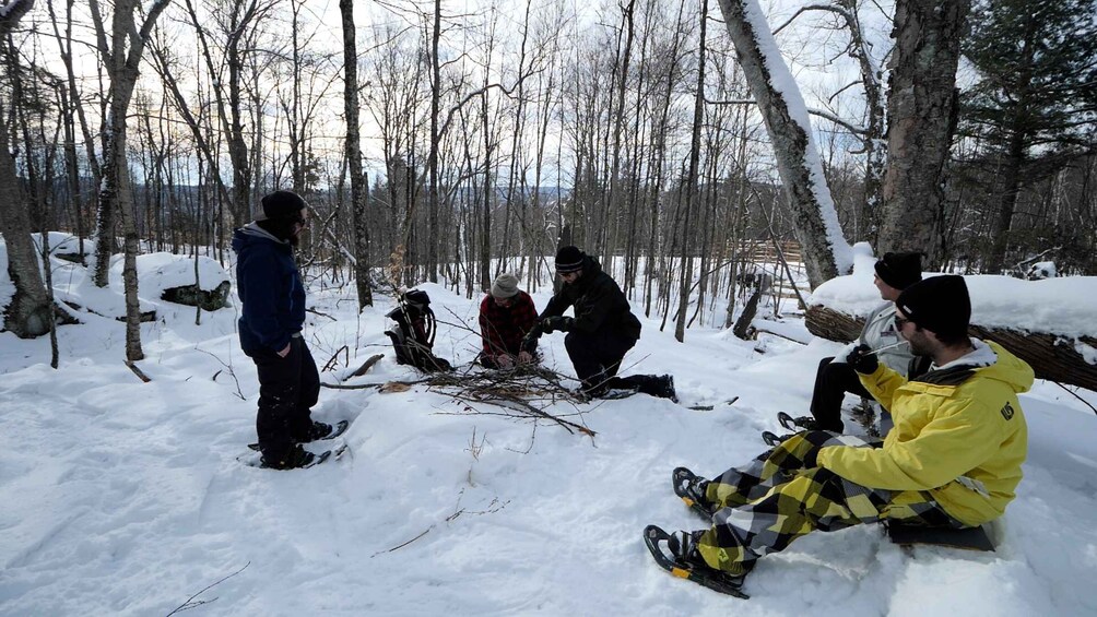 Picture 3 for Activity Mont-Tremblant: Fire Man Guided Snowshoe Tour