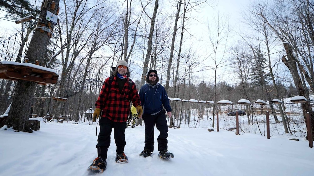 Picture 6 for Activity Mont-Tremblant: Fire Man Guided Snowshoe Tour