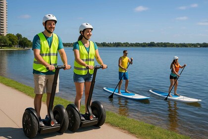 Malaga:Segway Tour Gibralfaron linna, härkätaisteluareena ja satama