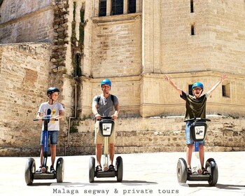 Malaga: Kasteel van Gibralfaro, arena en haven Segway Tour