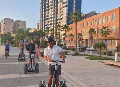 Malaga: Park, Port and Castle Gibralfaro Segway/Scooter Tour