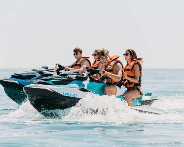 Picture 3 for Activity Alcudia: Guided Jet Ski Tour visiting Aucanada Island
