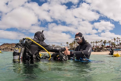 Lanzarote : Initiation à la plongée sous-marine depuis la plage