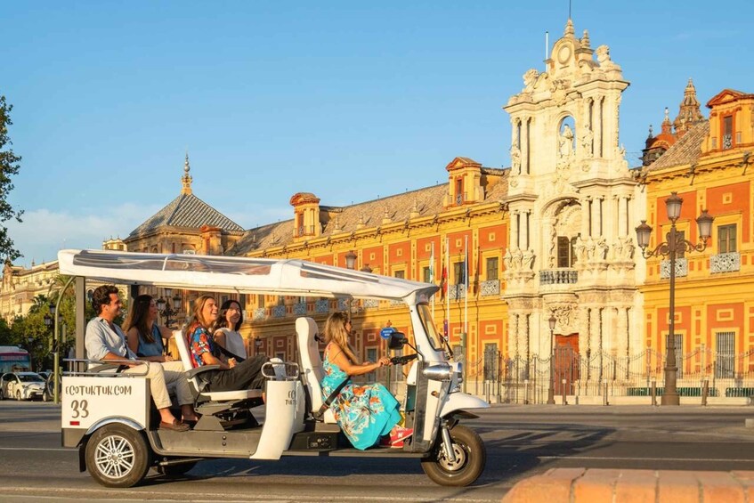 Seville: Private City Tour by Eco Tuk Tuk