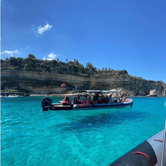 Picture 2 for Activity Tropea: Snorkeling Excursion in a Rubber Dinghy