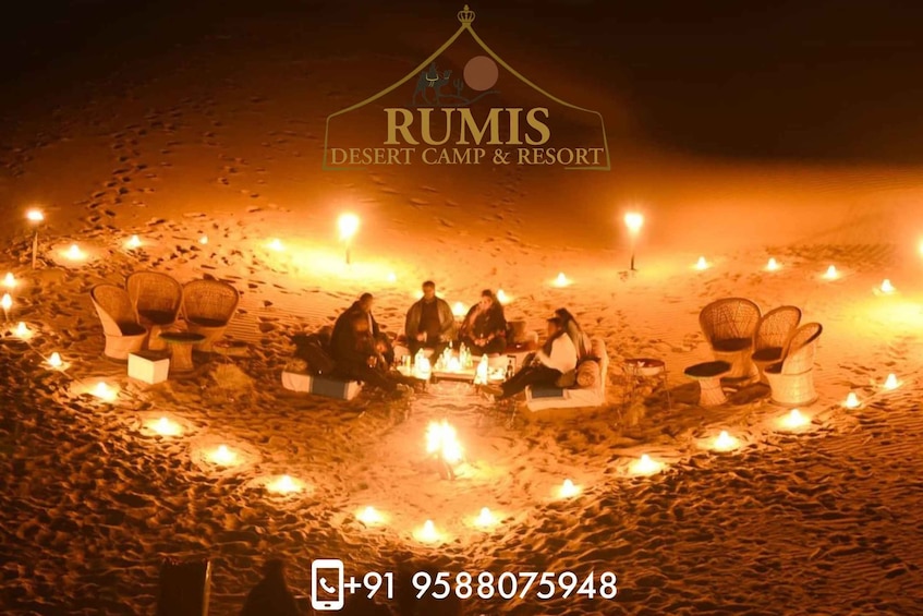 Picture 11 for Activity Romantic Night In Desert With Candle Light Dinner