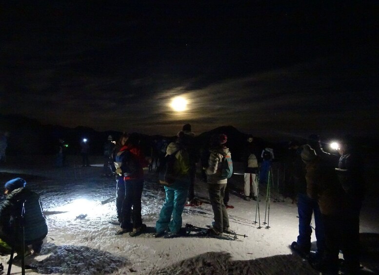 Picture 5 for Activity From La Raya: Night Snowshoe Tour in Asturias