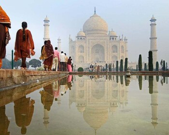 Au départ de Jaipur : Taj Mahal Agra même jour