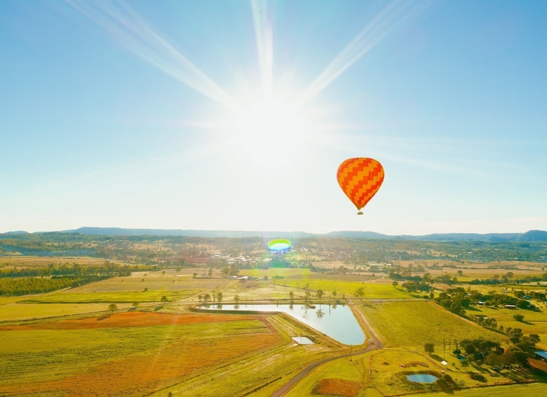 Picture 2 for Activity Gold Coast: Hot Air Balloon Flight and Vineyard Breakfast