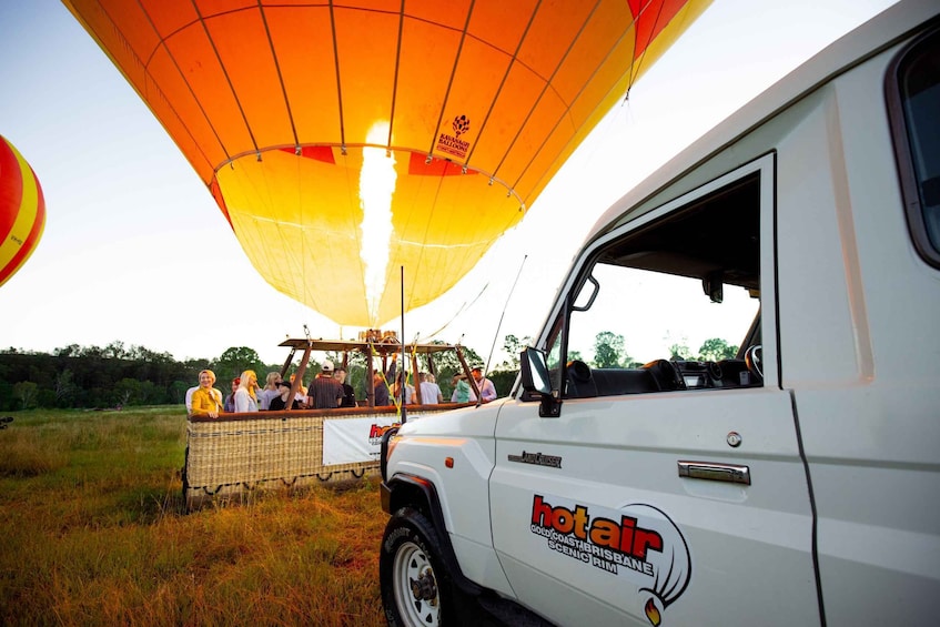 Picture 1 for Activity Gold Coast: Hot Air Balloon Flight and Vineyard Breakfast