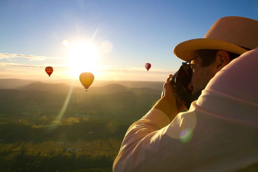 Picture 3 for Activity Gold Coast: Hot Air Balloon Flight and Vineyard Breakfast