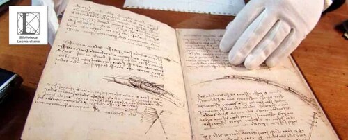 Guided tour to the editions of Leonardo's manuscripts