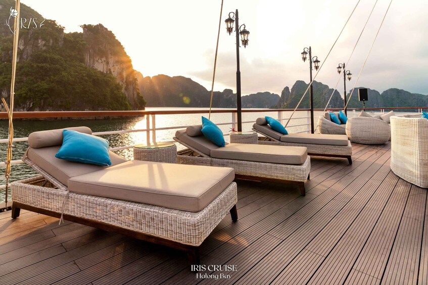Picture 4 for Activity Ha Long Bay: Full Day Luxury Cruise, Jacuzzi, Caves & Island