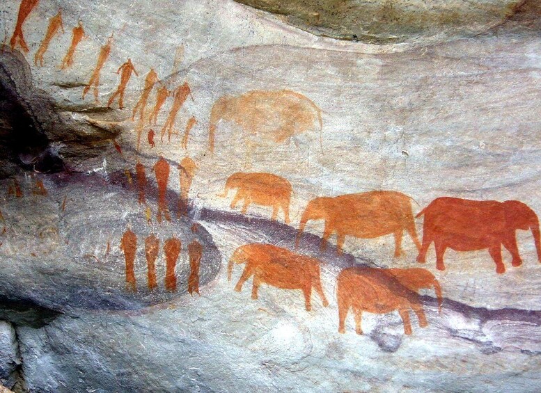 Drakensberg Giant's Castle Cave Art From Pietermaritzburg