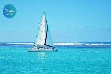 Île aux Cerfs: crucero en catamarán de día completo con almuerzo de barbaco...