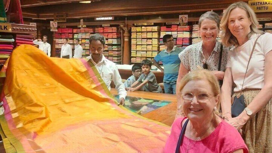 Wedding silk saree