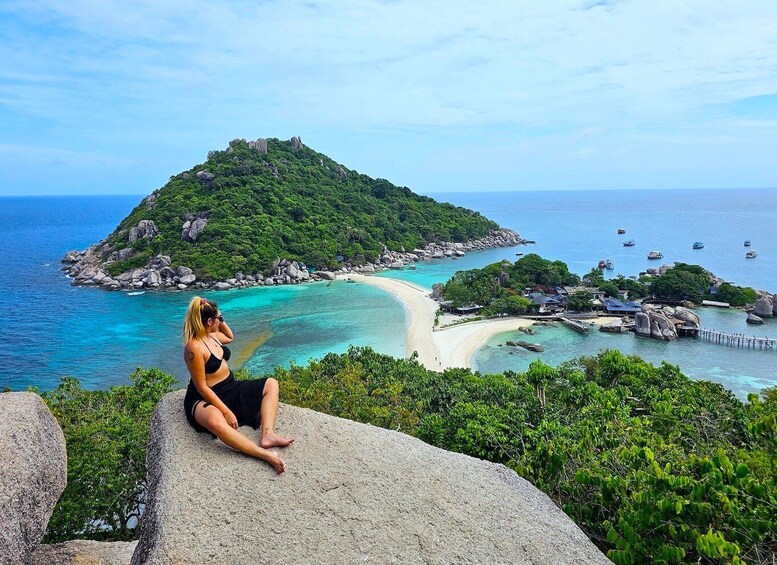 From Koh Samui: Koh Tao & Nang Yuan Boat Tour with Lunch