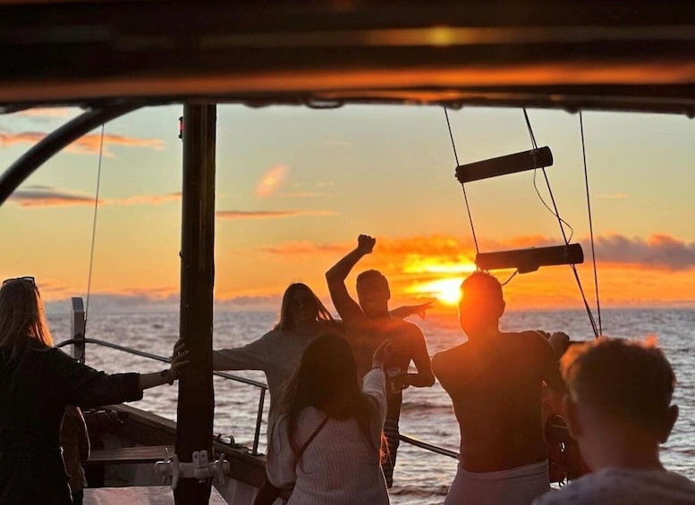 Picture 9 for Activity Funchal: Sunset Tour on Traditional Madeiran Boat w/ Drinks